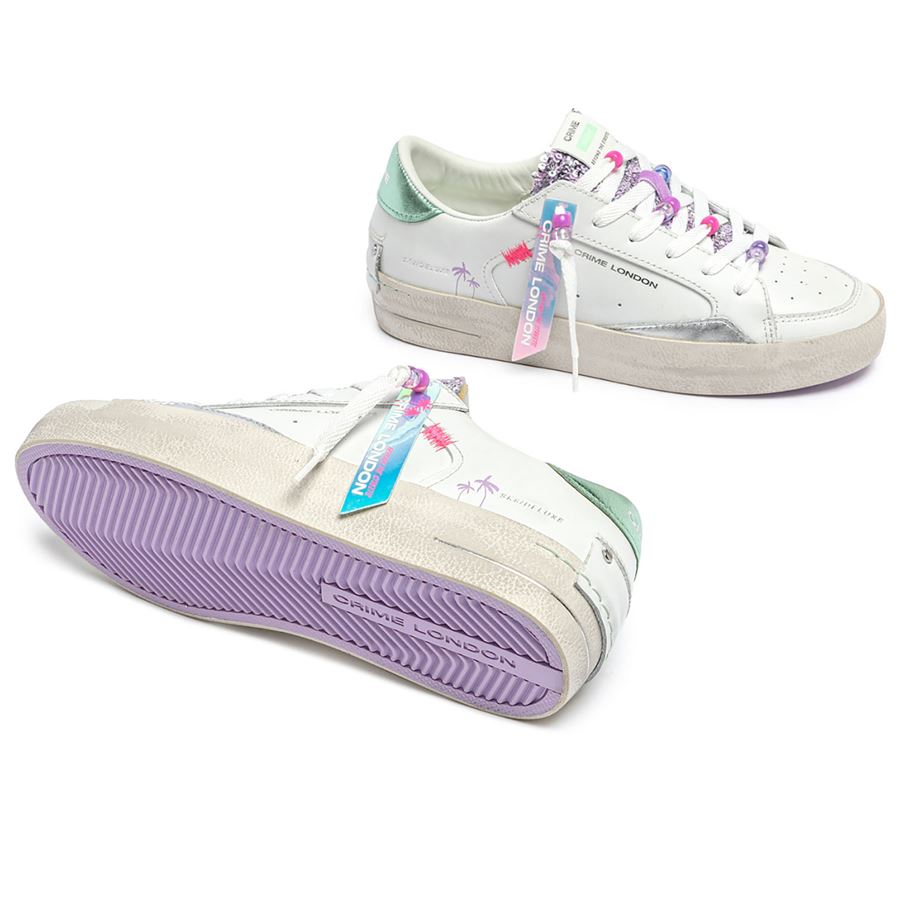 Sk8 Deluxe Aqua Charms sneakers da donna Crime London | 20100PP7B10